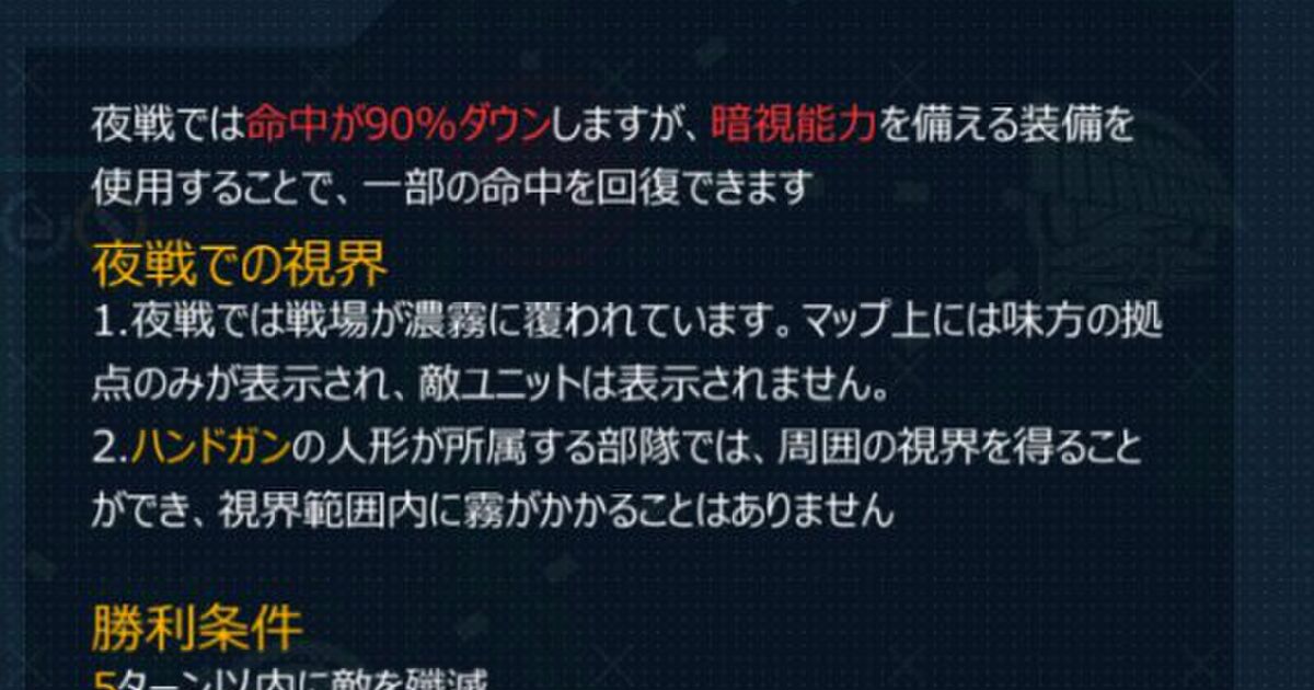 ドルフロ夜戦について Togetter