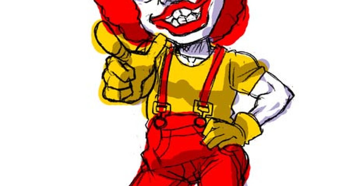 第64回 30分うろ覚絵 お題 ドナルド マクドナルド Togetter