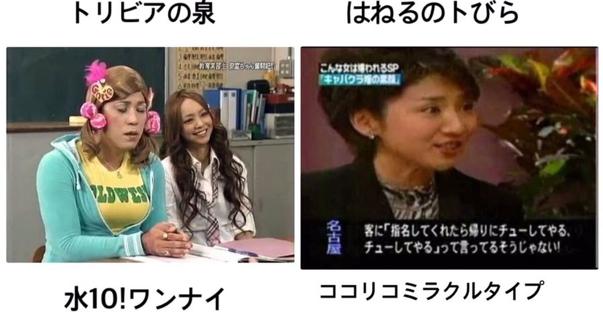 トリビアの泉 はねるのトびら 平成に始まり平成に終わったテレビ番組まとめ これも入れて と熱い声も Togetter