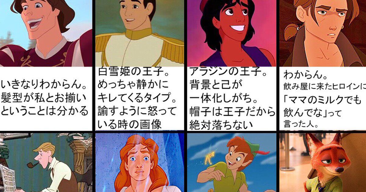 友達にディズニー男性キャラのミリしらをやってもらった なんで1人だけサーモグラフィーカメラ通してんの 口癖は 人間 カエレ Togetter