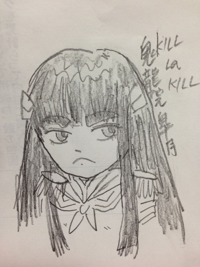 声優 柚木涼香さんが キルラキル Kill La Kill の鬼龍院皐月様を描く Togetter