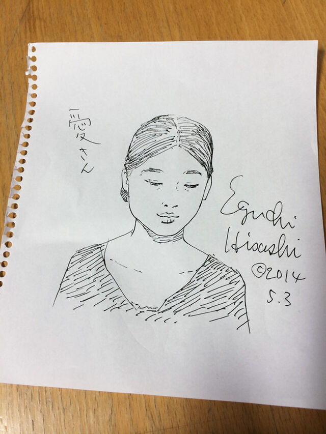 江口寿史が描いたライブスケッチ集 似顔絵 Togetter