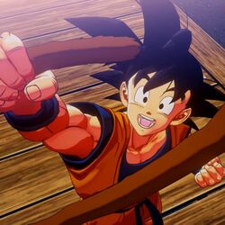 ドラゴンボールの新作ゲームで悟空が尻尾を取り付けて釣りをしてしまう Togetter