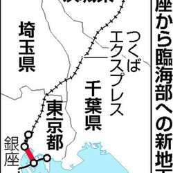 銀座から国際展示場までの地下鉄整備計画が浮上 相互直通でつくば 羽田空港 秋葉原 国際展示場も可能になるかも Togetter