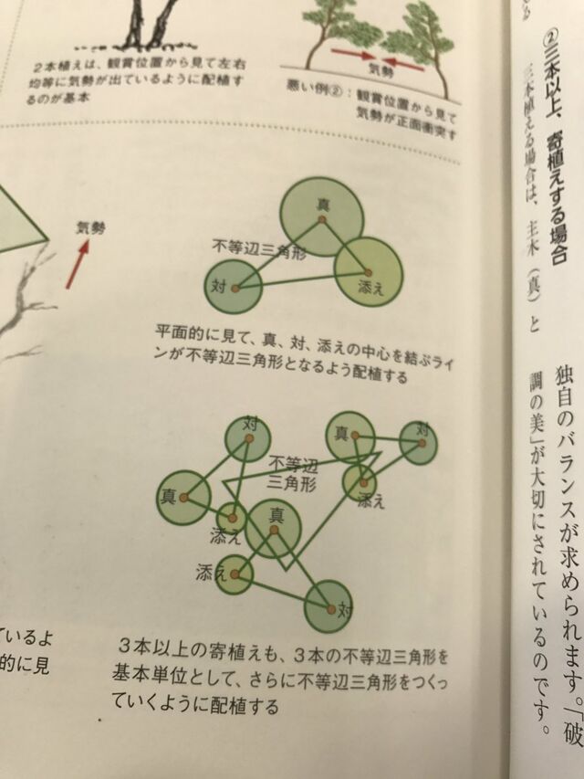 不等辺三角形のフラクタル 宇田川辰彦監修 庭師が教える 図解 日本庭園の見方 楽しみ方 勉強メモ Togetter