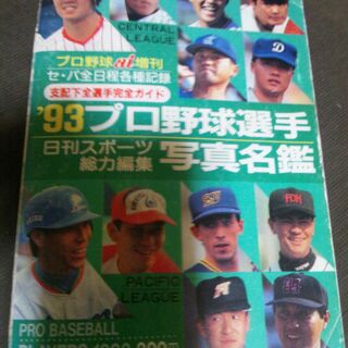 1993年のプロ野球選手名鑑を発掘したので淡々とつぶやいてみた。( #npb #93meikan )