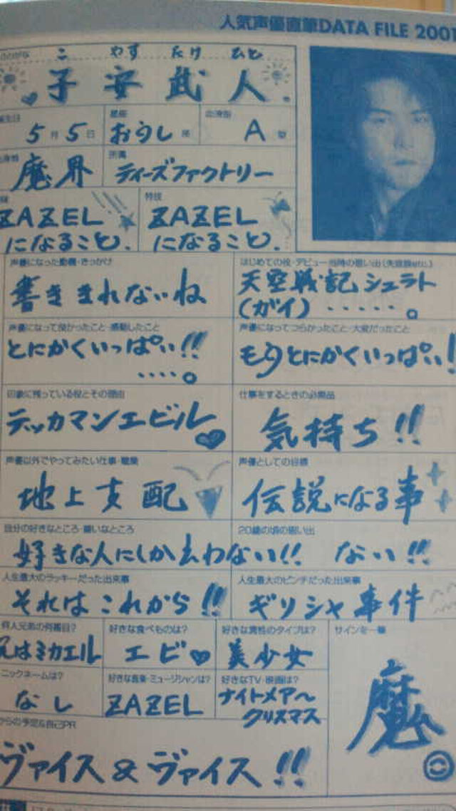 声優 懐かしの宣材写真集 おまけ Togetter