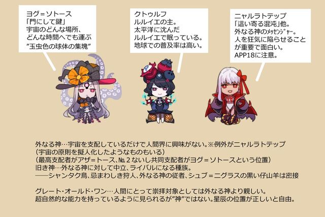 今後の Fgo はクトゥルフ神話は必修か 言説関連ツイートとクトゥルフtrpg勢のfgoのクトゥルフ要素解説 Togetter