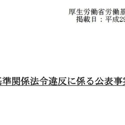 厚労省 労基法に違反したブラック企業334社をhpで公表 ガチやん なんでpdfなんだよ Togetter