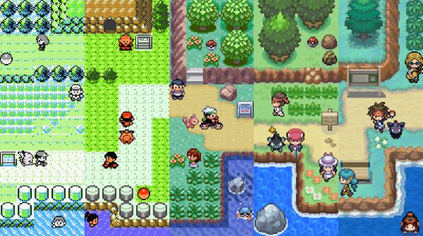 ポケモン17年の歴史を一枚のマップにした画像に感動 Togetter