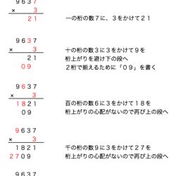 この方法のほうが計算間違いしないかも すべてを書き出す筆算方法