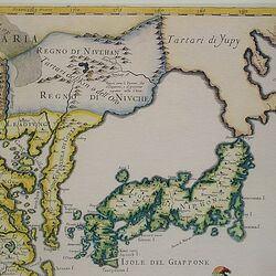 17世紀にイタリアで作られた日本付近の地図がめっちゃ面白い 異世界地図みたいでロマンある Togetter