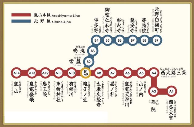 高輪ゲートウェイが話題ですが京都にはこんなにかっこよくて惚れ惚れするような駅名をもつ路線があります Jrは見習ってほしい Togetter