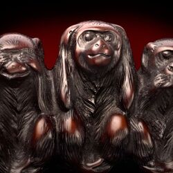 アメリカのヨーク大学 見ざる言わざる聞かざるの三猿が人種差別 ヘイトであると決めつける Togetter