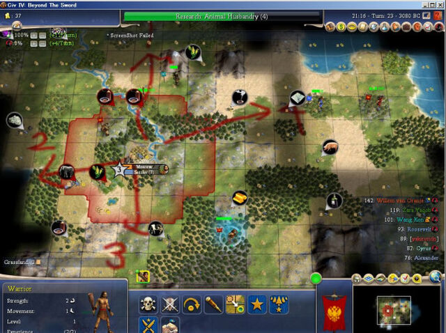 Civ4 皇帝解説プレイ Togetter