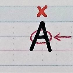 アルファベット A の横線の位置 K の書き順や画数 日本で教えているアルファベットの書き方は本当に必要 Togetter