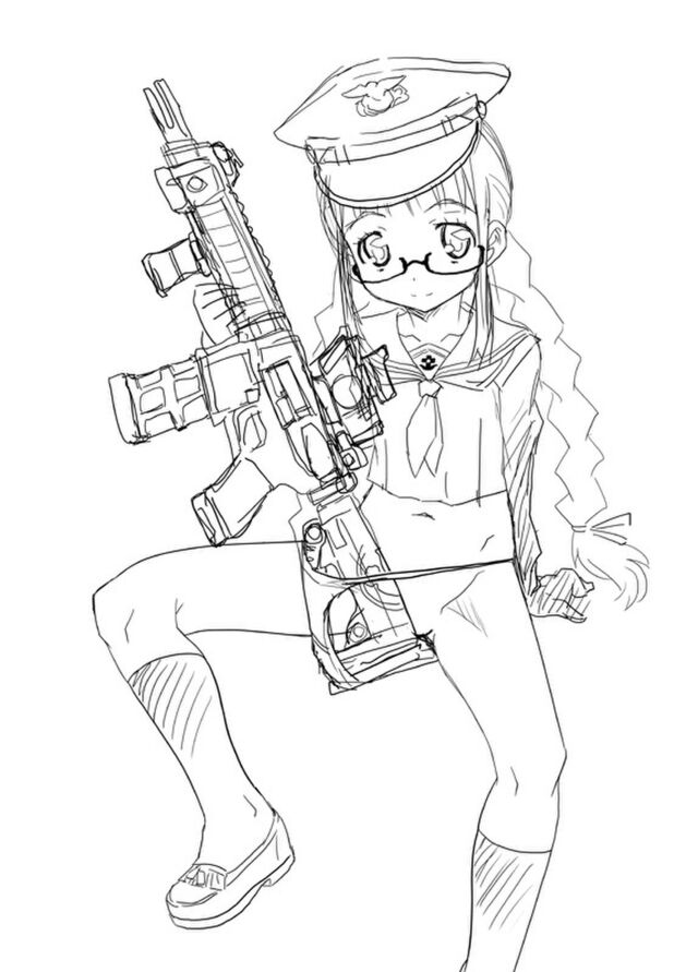 ガン ガール イラストレイテッド 米軍現用銃火器編 好評発売中 3ページ目 Togetter