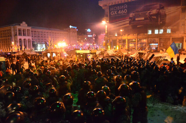 ＥＵとロシアの間で揺れるウクライナ／連日続く反政権集会