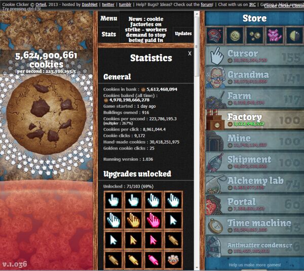 謎の大流行中のクッキー作製ゲーム Cookie Clicker とは Togetter