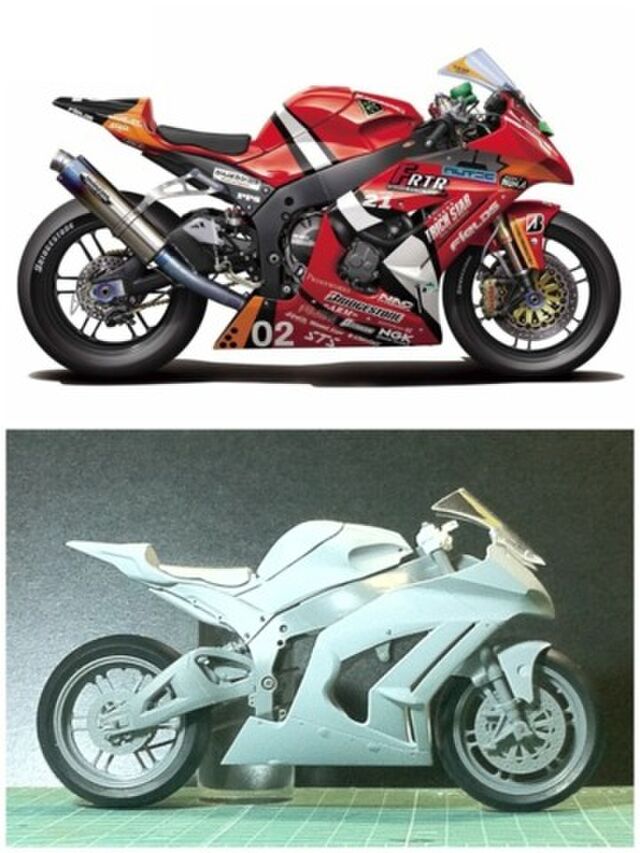 1/12 BIKEシリーズ No.11 エヴァRT 弐号機 トリックスター FRTR